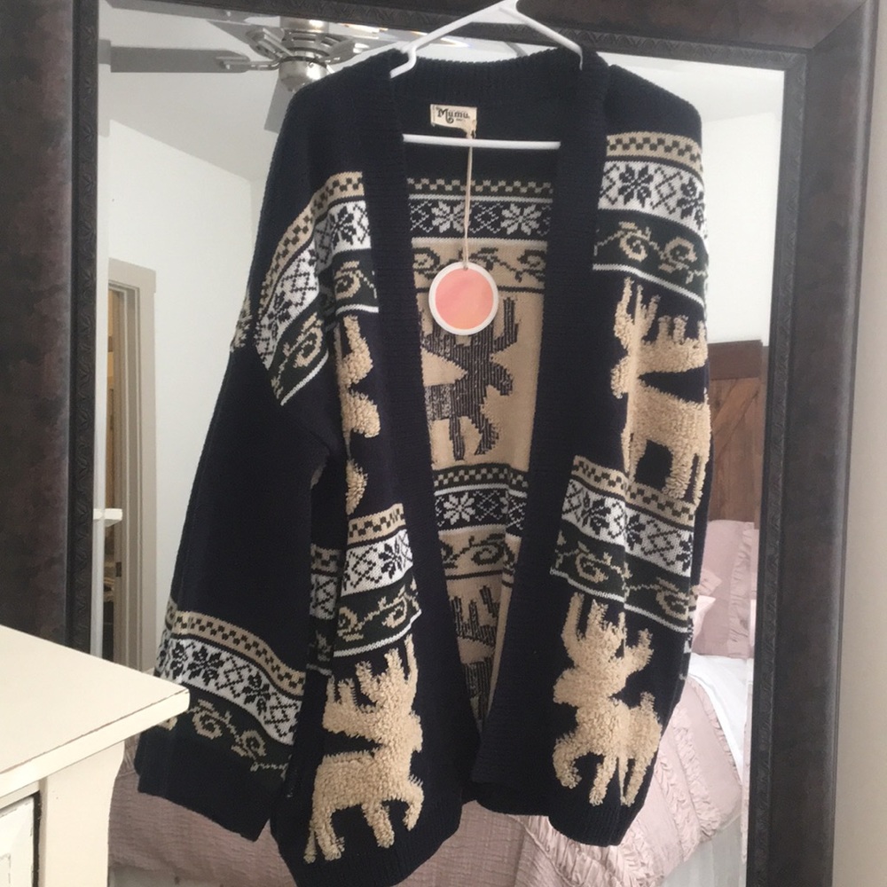 Show me your Mumu cardigan: SMALL. NWT